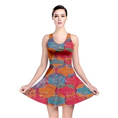 Abstract Art Pattern Reversible Skater Dress