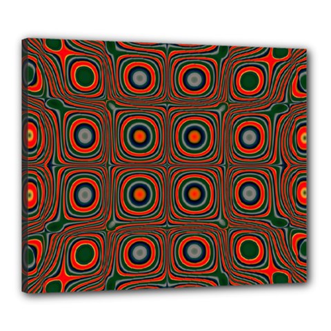 Vibrant Pattern Seamless Colorful Canvas 24  X 20  by Simbadda