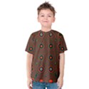 Vibrant Pattern Seamless Colorful Kids  Cotton Tee View1