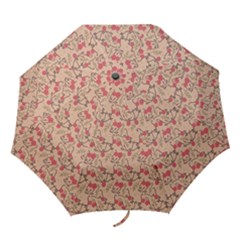Vintage Flower Pattern  Folding Umbrellas