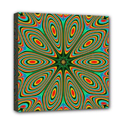 Vibrant Seamless Pattern  Colorful Mini Canvas 8  x 8 