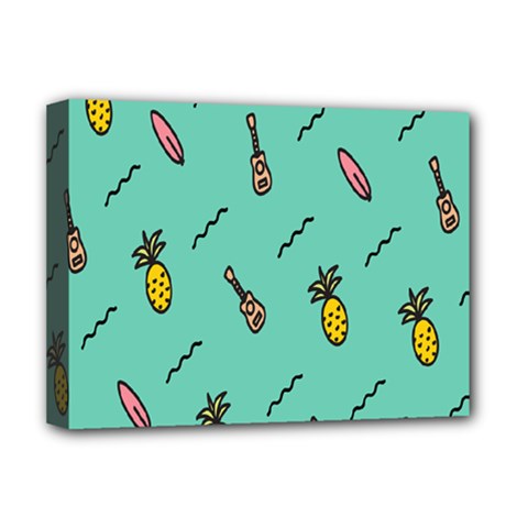 Guitar Pineapple Deluxe Canvas 16  X 12  