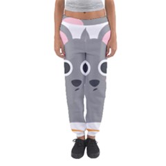 Mouse Grey Face Women s Jogger Sweatpants by Alisyart