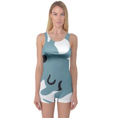 Mouse One Piece Boyleg Swimsuit