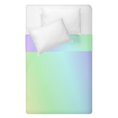 Multi Color Pastel Background Duvet Cover Double Side (single Size) by Simbadda