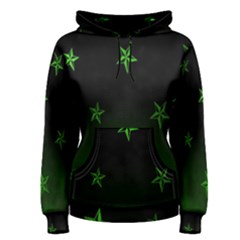 Nautical Star Green Space Light Women s Pullover Hoodie