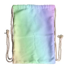 Multi Color Pastel Background Drawstring Bag (large) by Simbadda