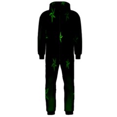 Nautical Star Green Space Light Hooded Jumpsuit (men) 