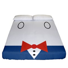 Peppermint Butler Wallpaper Face Fitted Sheet (california King Size) by Alisyart