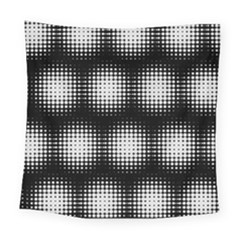 Black And White Modern Wallpaper Square Tapestry (large) by Simbadda