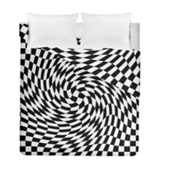 Whirl Duvet Cover Double Side (full/ Double Size) by Simbadda