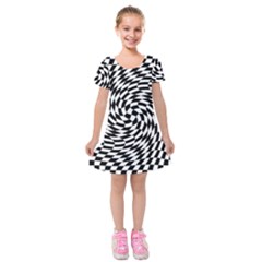 Whirl Kids  Short Sleeve Velvet Dress by Simbadda
