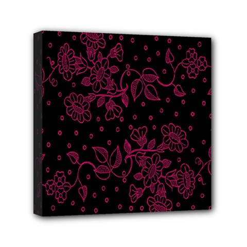 Floral Pattern Background Mini Canvas 6  X 6  by Simbadda