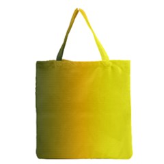 Yellow Gradient Background Grocery Tote Bag by Simbadda