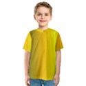 Yellow Gradient Background Kids  Sport Mesh Tee View1