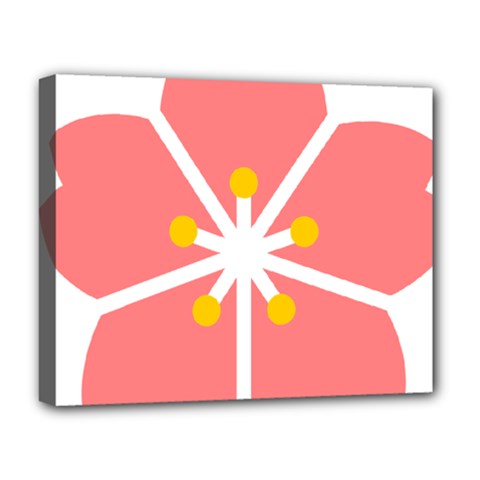 Sakura Heart Guild Flower Floral Deluxe Canvas 20  X 16  