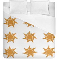 Sun Cupcake Toppers Sunlight Duvet Cover (king Size) by Alisyart