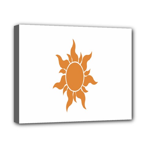 Sunlight Sun Orange Canvas 10  X 8 