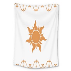 Sunlight Sun Orange Large Tapestry by Alisyart