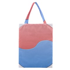 Taekwondo Sign Red Blue Classic Tote Bag