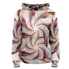 Prismatic Flower Line Gold Star Floral Women s Pullover Hoodie by Alisyart