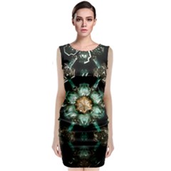 Kaleidoscope With Bits Of Colorful Translucent Glass In A Cylinder Filled With Mirrors Classic Sleeveless Midi Dress by Simbadda