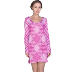 Pattern Long Sleeve Nightdress