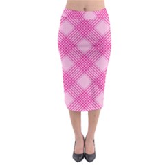 Pattern Midi Pencil Skirt