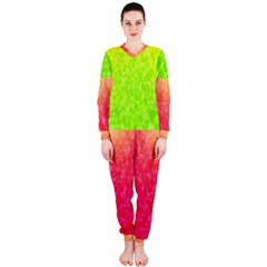 Colorful Abstract Triangles Pattern  Onepiece Jumpsuit (ladies)  by TastefulDesigns