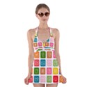Icons Vector Halter Swimsuit Dress View1