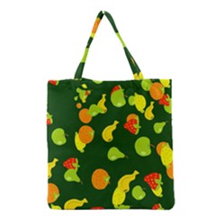 Seamless Tile Background Abstract Grocery Tote Bag by Simbadda