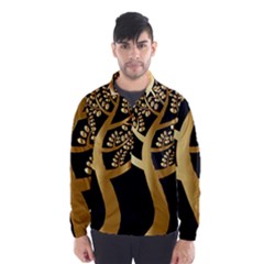 Abstract Art Floral Forest Wind Breaker (men) by Simbadda