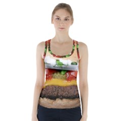 Abstract Barbeque Bbq Beauty Beef Racer Back Sports Top by Simbadda