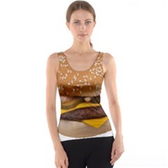 Cheeseburger On Sesame Seed Bun Tank Top