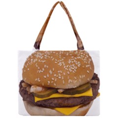 Cheeseburger On Sesame Seed Bun Mini Tote Bag