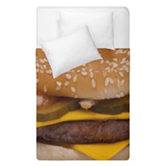 Cheeseburger On Sesame Seed Bun Duvet Cover Double Side (Single Size)