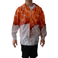 Abstract Angel Bass Beach Chef Hooded Wind Breaker (kids) by Simbadda