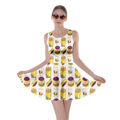 Hamburger And Fries Skater Dress by Simbadda