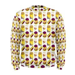 Hamburger And Fries Men s Sweatshirt by Simbadda