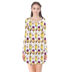 Hamburger And Fries Flare Dress by Simbadda