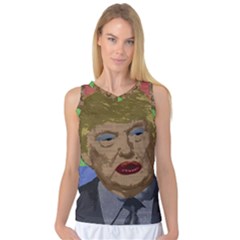 Donald Trump Women s Basketball Tank Top by Valentinaart