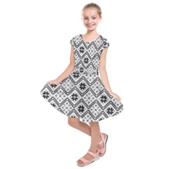 Folklore Kids  Short Sleeve Dress by Valentinaart