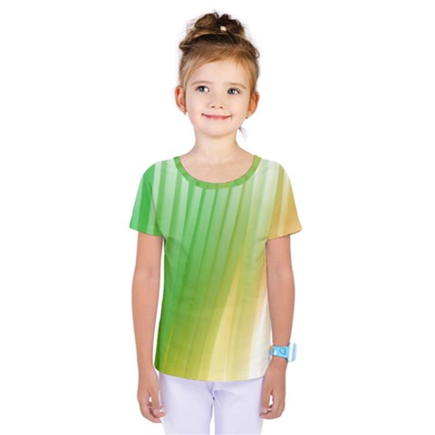 Folded Digitally Painted Abstract Paint Background Texture Kids  One Piece Tee by Simbadda