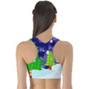 Christmas Trees And Snowy Landscape Sports Bra View2