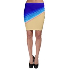 Beach Sea Water Waves Sand Bodycon Skirt by Alisyart