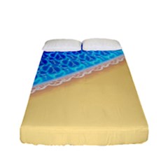 Beach Sea Water Waves Sand Fitted Sheet (full/ Double Size) by Alisyart