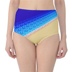 Beach Sea Water Waves Sand High-waist Bikini Bottoms