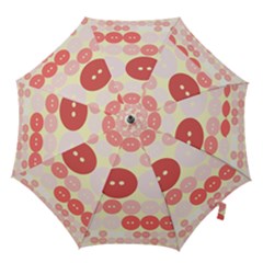 Buttons Pink Red Circle Scrapboo Hook Handle Umbrellas (medium)
