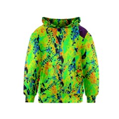 Bow Canopy Height Satelite Map Kids  Pullover Hoodie