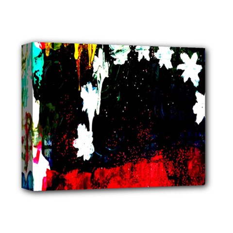 Grunge Abstract In Dark Deluxe Canvas 14  X 11  by Simbadda